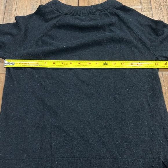 Boden black wool cashmere blend mock neck pullovers sweater - Picture 6 of 7